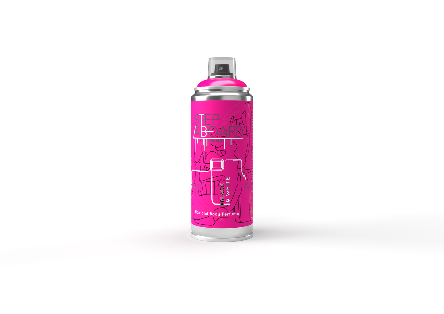 Black and white Body And Hair Perfume 150 ml