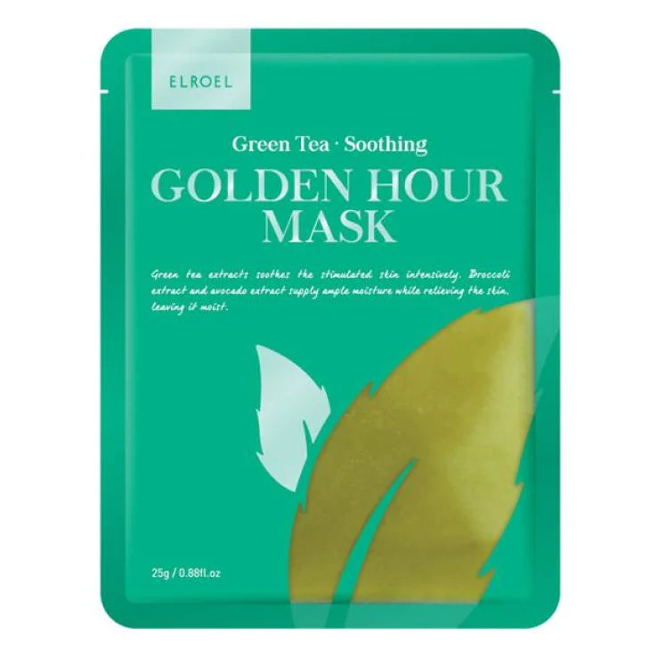 Golden Hour Green Tea Soothing mask / Maschera in cellulosa idratante lenitiva 1 pz 25 g
