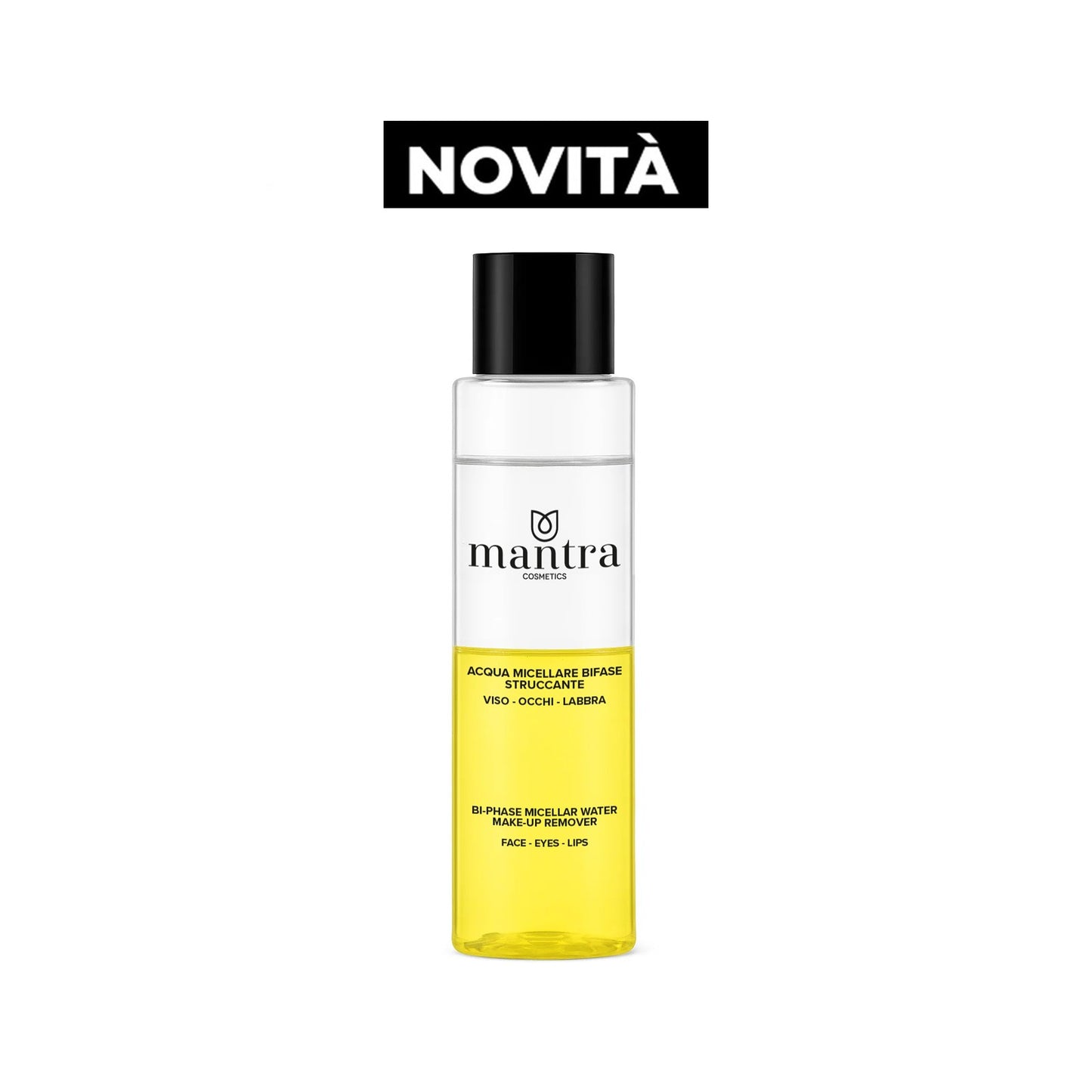 Acqua micellare bifase struccante viso occhi labbra 100 ml