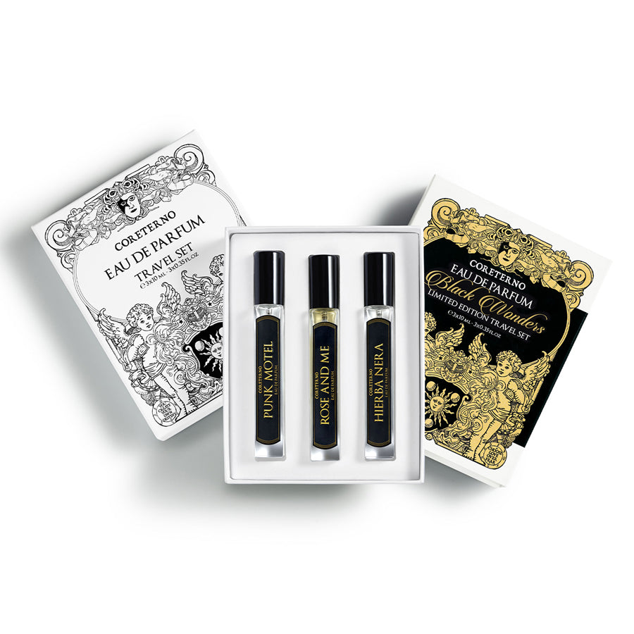 Coreterno BLACK WONDERS Eau de Parfum Travel Set 3 x 10ml