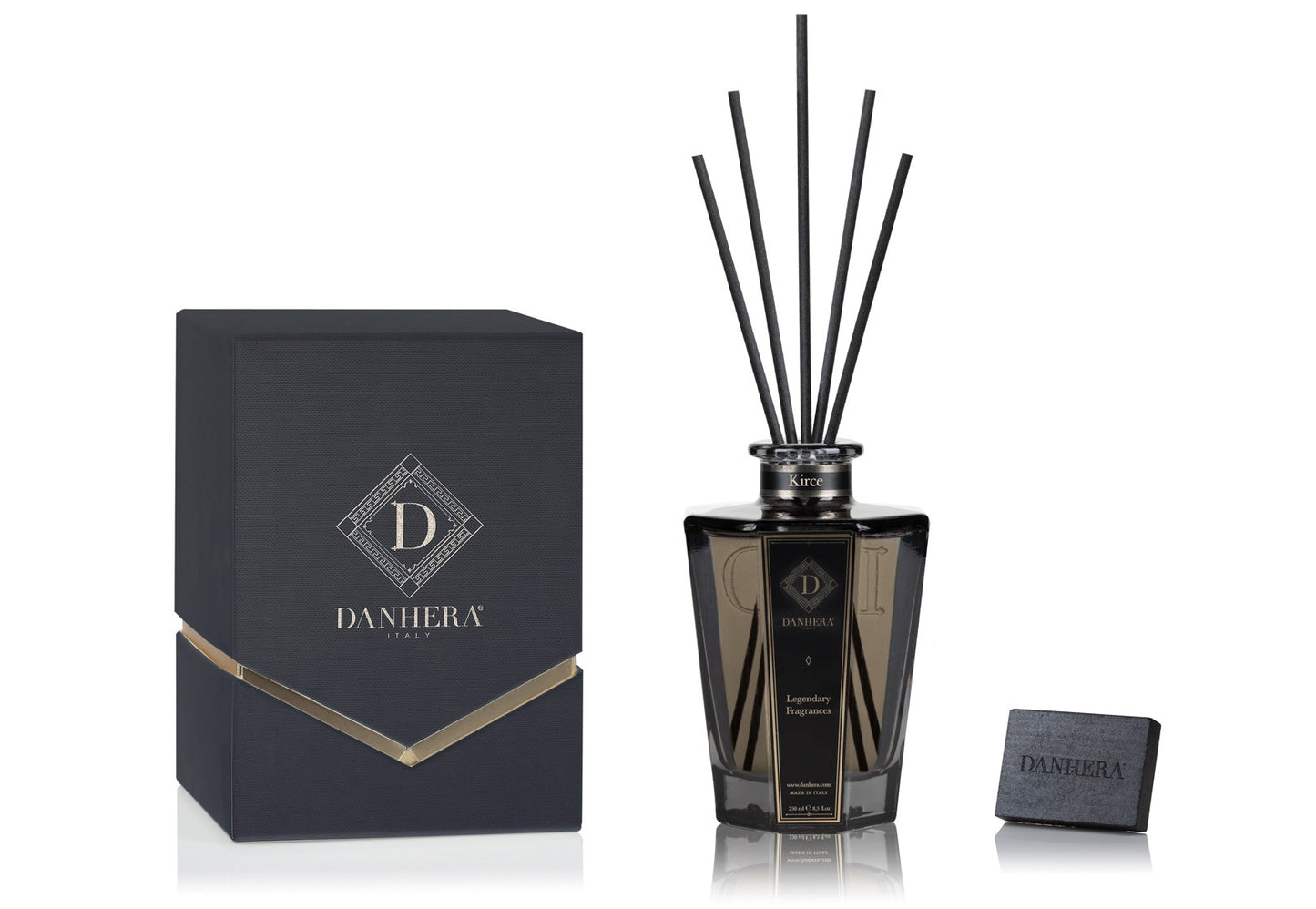 Kirce Decanter Black 250 ml with sticks