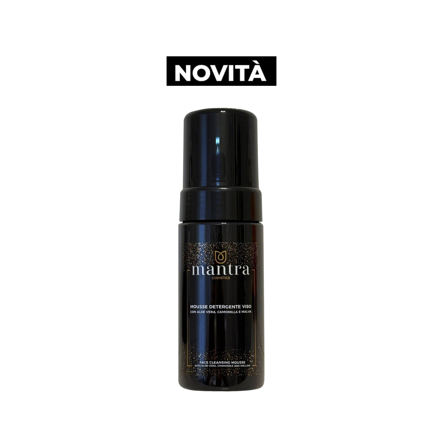 Mousse detergente viso con aloe vera camomilla malva 100 ml