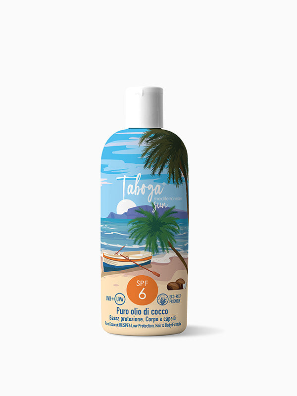 Puro Olio di cocco spf 6 corpo e capelli 200 ml