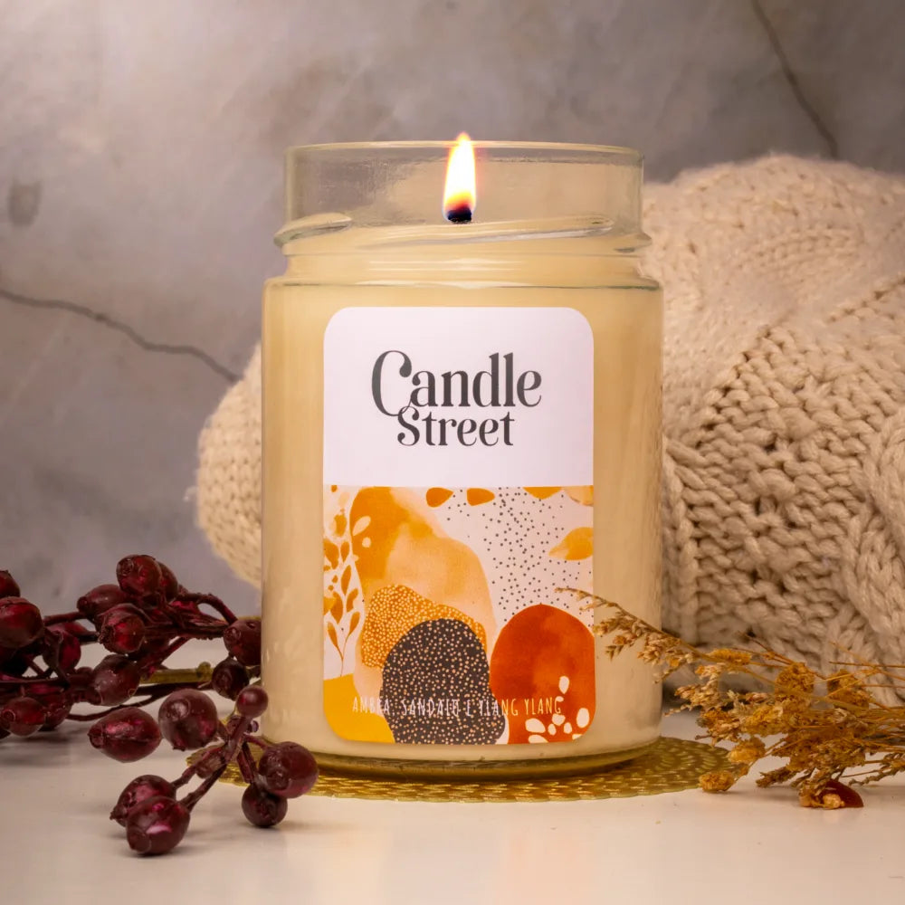 Silky Amber Candela profumata 185gr.