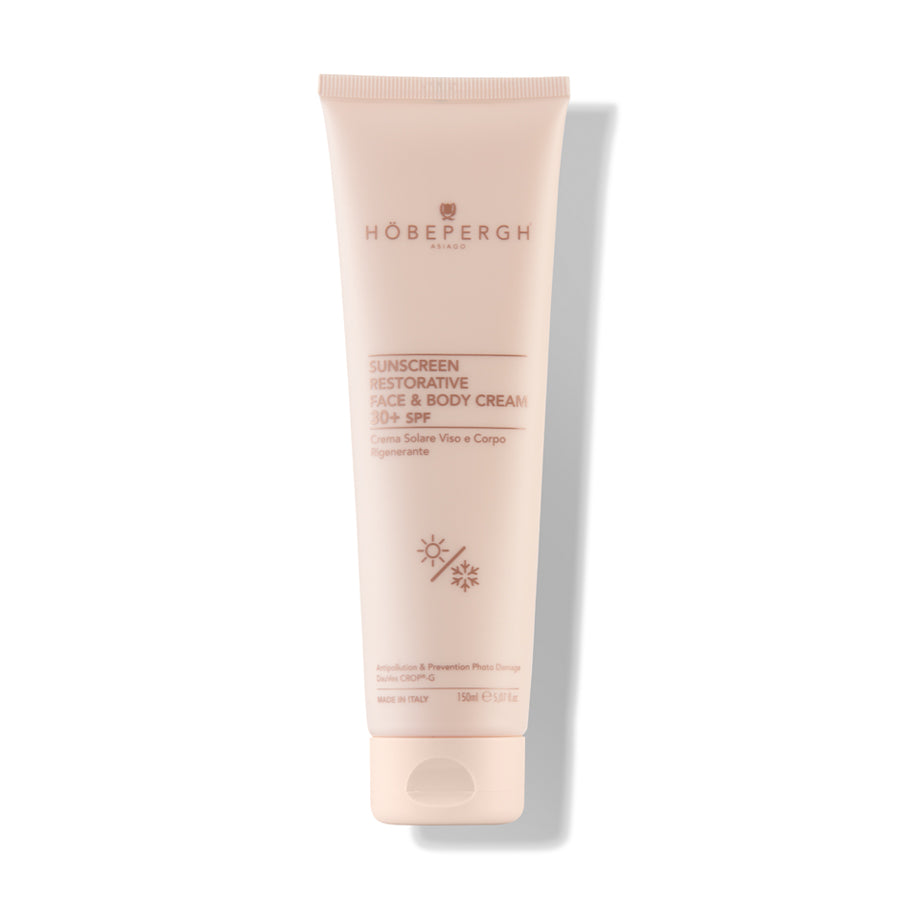 30+spf Sunscreen Restorative Face & Body Cream / Crema solare viso e corpo rigenerante 30+spf 150 ml