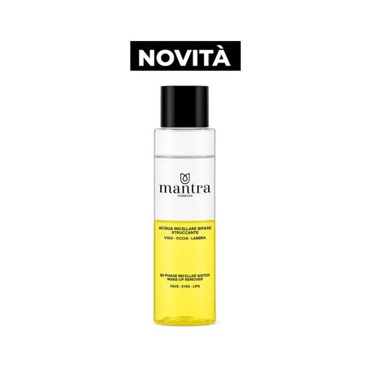 Acqua micellare bifase struccante viso occhi labbra 100 ml