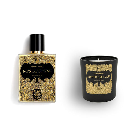 Mystic sugar Eau de parfum 100 ml + candela (combo box)