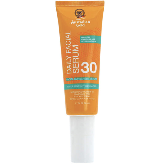 Daily facial serum / siero viso acido ialuronico aloe vera te verde 80 ml spf