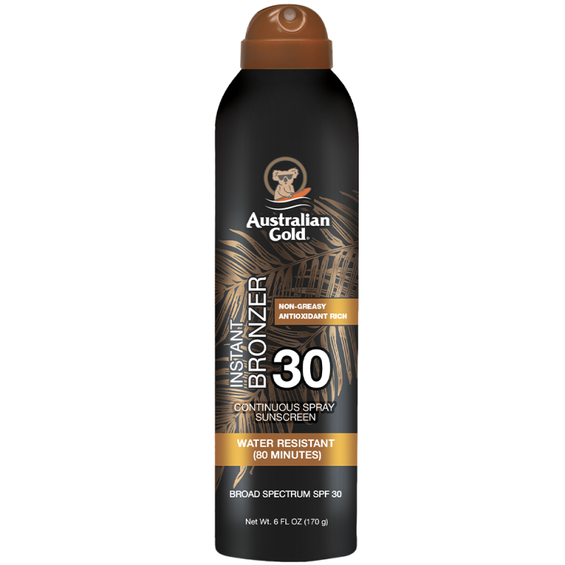 Instant Bronzer continuous spray sunscreen / spray solare + colore immediato spf 30 177 ml