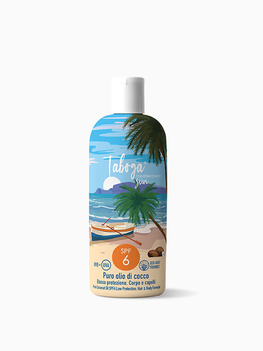 Puro Olio di cocco spf 6 corpo e capelli 200 ml